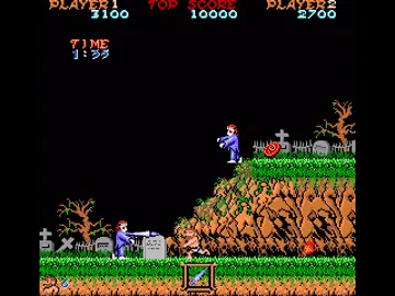 Ghosts 'N' Goblins screen shot game playing